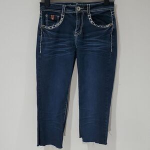 Sexy couture cropped jeans